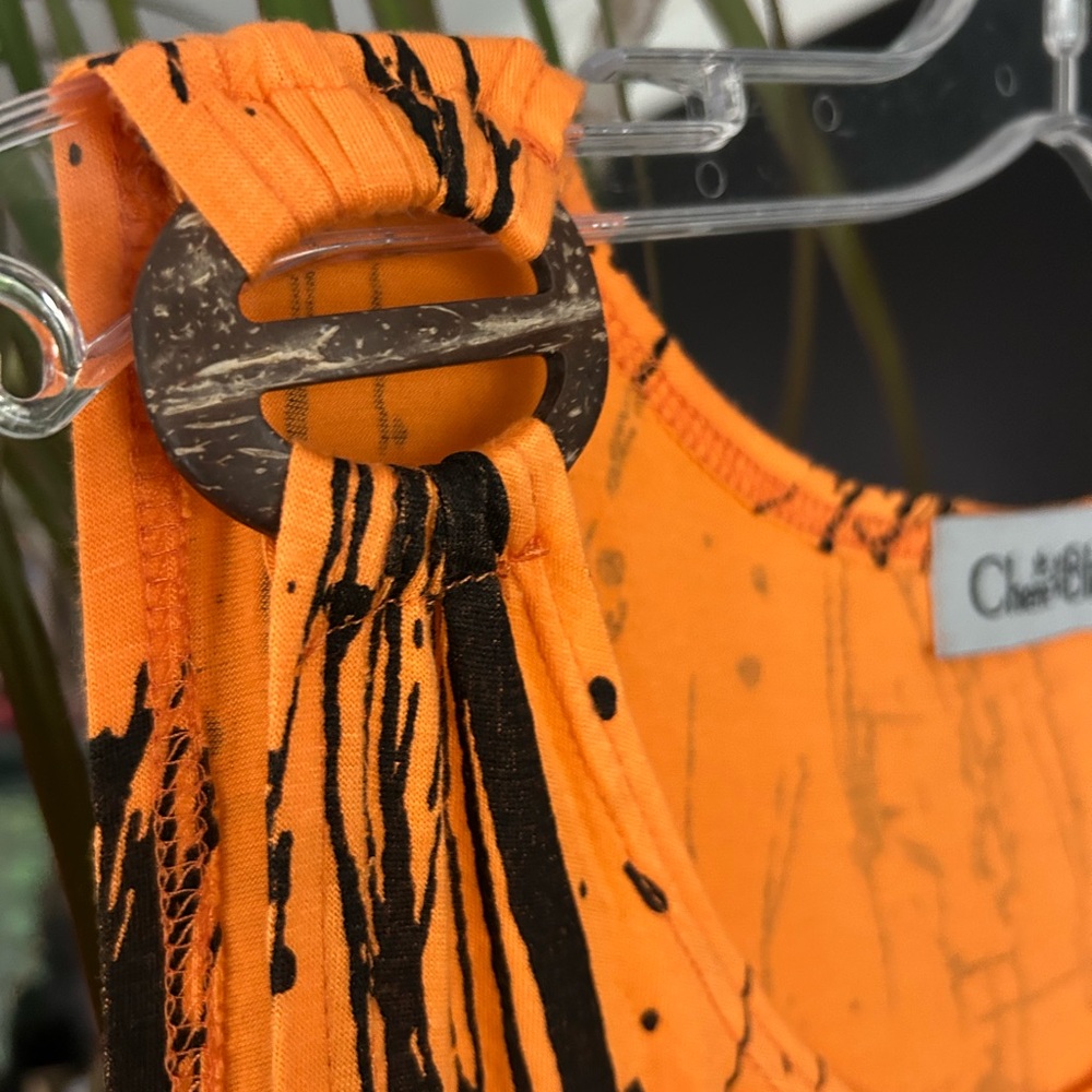 Orange Splatter Tank Top - Picture 9 of 16